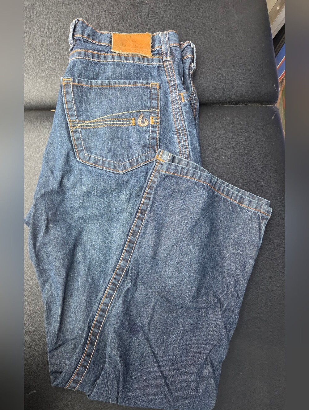 LAPCO FR Flame Resistant Work Denim Jeans Mens 34x30 Medium Wash Flame Retardant